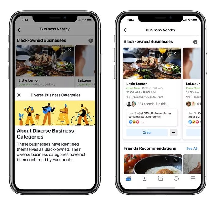 Facebook帮助用户更轻松地找到和支持附近的黑人产业