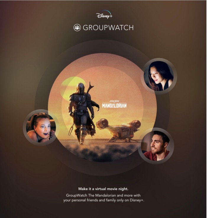 Disney+增加了一项名为GroupWatch 的共同观看功能