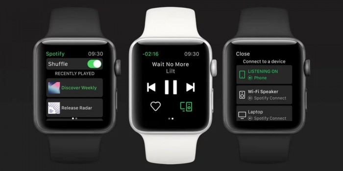 Apple Watch端Spotify部署独立流媒体：不连iPhone也能边听歌边运动