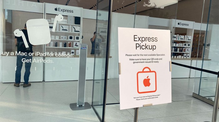 美国近一半的Apple Store零售店都增加了快取站