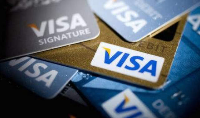 Visa 2月美国总支付额同比增幅收窄至9%