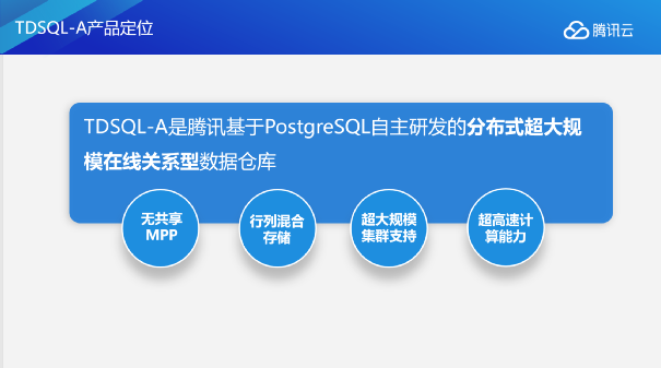 腾讯云：海量数据，极速体验——TDSQL-A核心架构详解来了 ?