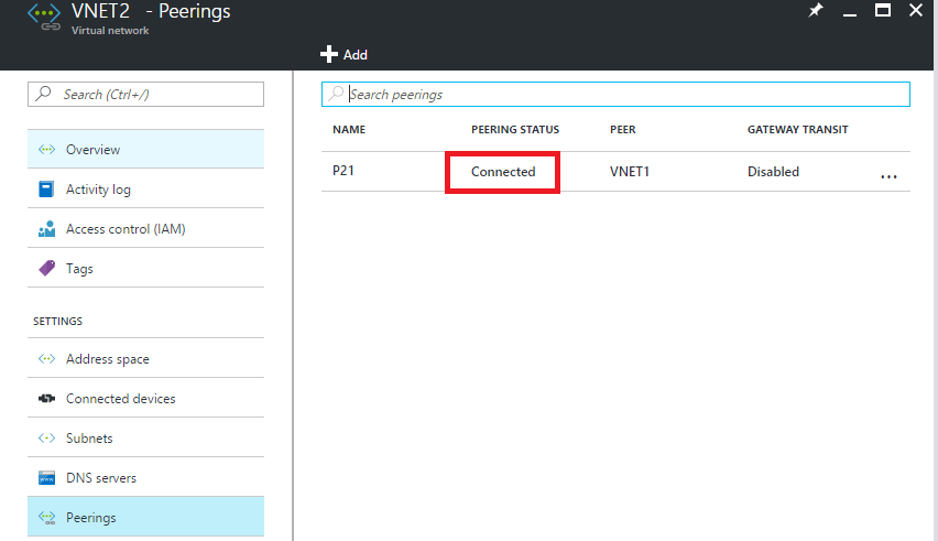 peering-status-connected