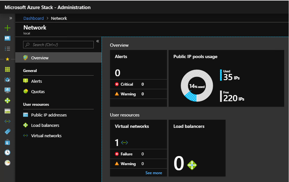 在 Azure Stack Hub 中管理网络资源