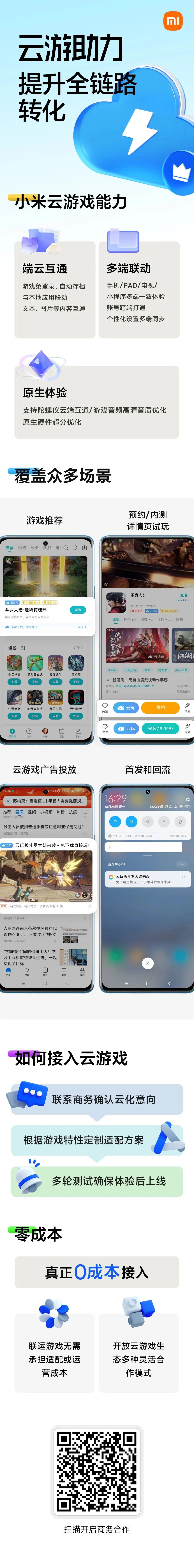 一张图看懂如何接入小米云游戏