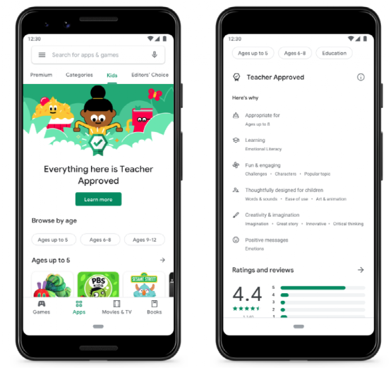 Google Play推新政策，应用、游戏符合标准可显示在儿童专区