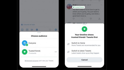 Twitter测试Trusted Friends功能，让用户选择能够看到推文的特定人员