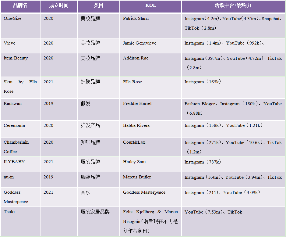 国内关停、海外涌现，KOL自创品牌身边从未缺少中国企业身影（下）