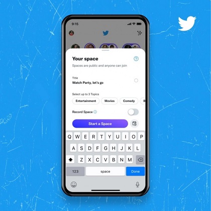 Twitter在iOS上向测试者推出Spaces录音功能，随后将在全球范围内推出