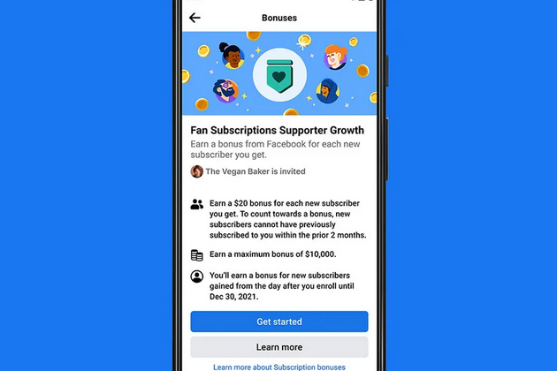 规避“苹果税”，Facebook为内容创作者定制订阅链接
