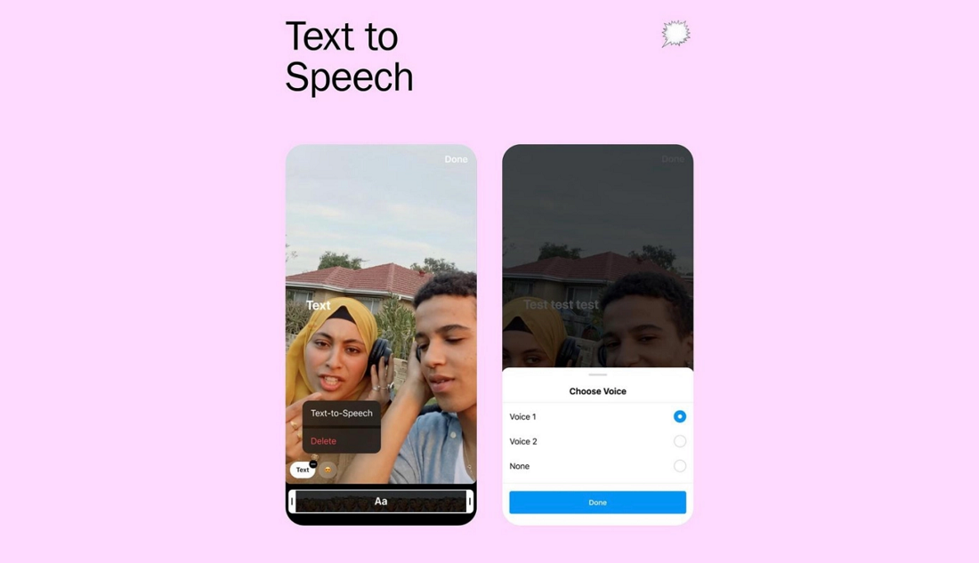 Instagram为Reels推出类TikTok的文本转语音和语音效果功能