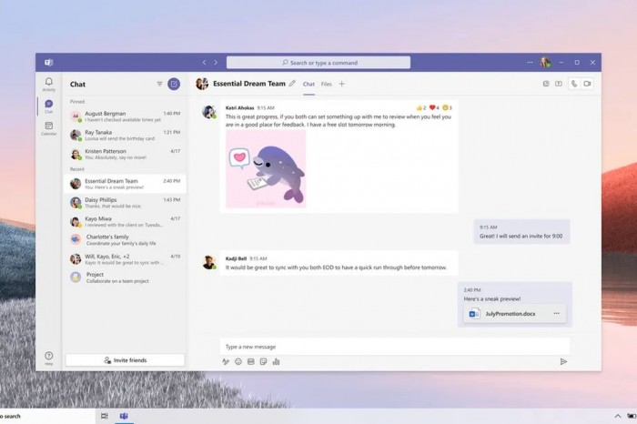 增强同Zoom的竞争 微软面向小型企业推出Microsoft Teams Essentials