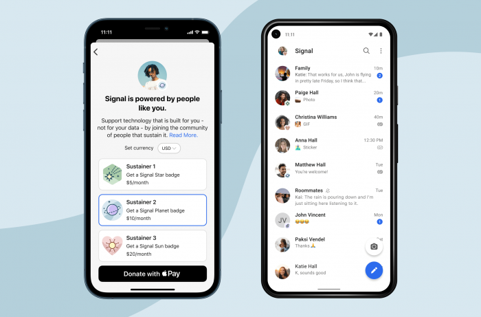 Signal推出应用内匿名捐赠功能，非活跃账户不会被持续扣费
