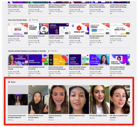 「YouTube」PC端频道页面增添新版块，专门推送「Shorts」短视频内容
