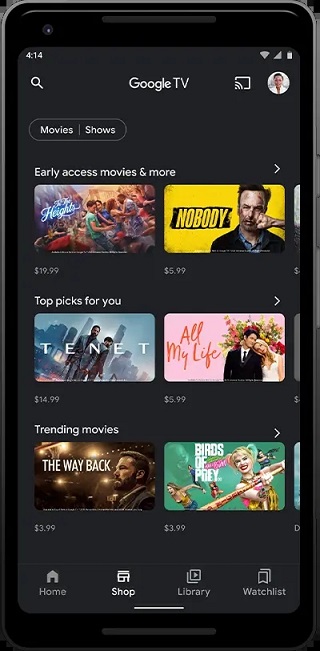 Google Play商城将于5月移除Movies & TV部分