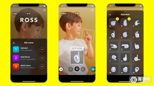 Snapchat推出基于手语学习AR滤镜