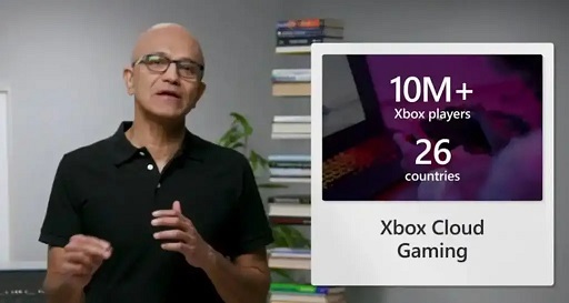 纳德拉：Xbox Cloud Gaming玩家规模超过1000万