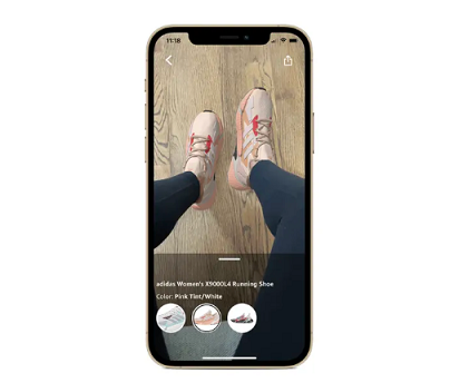 亚马逊在其iOS应用中推出AR技术驱动的虚拟试鞋功能