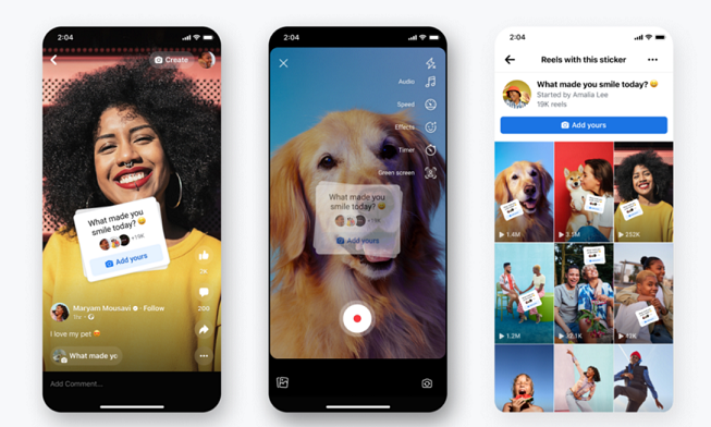 Meta在Instagram和Facebook上推出新Reels功能